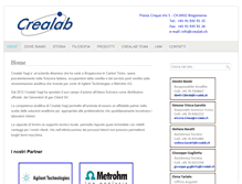 Tablet Screenshot of crealab.ch